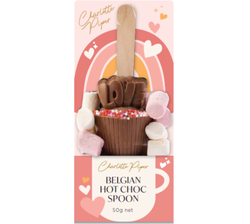 Charlotte Piper Choc Spoon Love Milk Choc Sprinkle