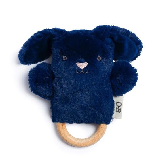 O.B. Designs Soft Rattle Toy | Bobby Bunny